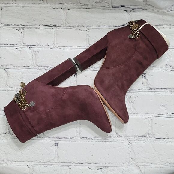 Rich Purple Aquazzura 'Naty' Boot - 36.5 - Picture 10 of 12